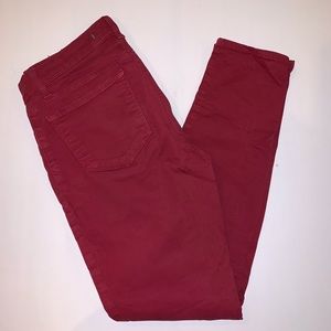 J Brand Red Skinny Jeans